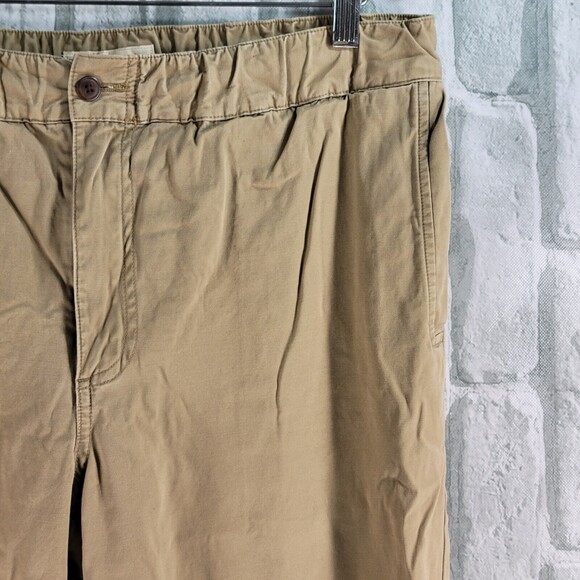 VTG Territory Ahead Flannel Lined Chino Pants Drawstring Medium 34x28 Hiking - Picture 2 of 12